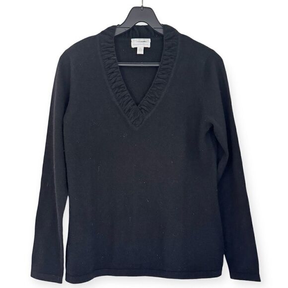 Charter Club 2-Ply 100% Cashmere V-Neck Sweater Size Medium - Picture 1 of 5